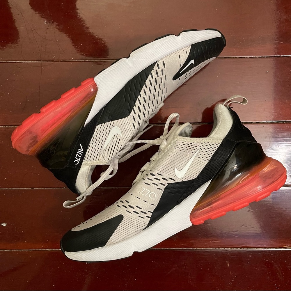 Nike Air Max 270 “Light Bone/Hot Punch” - size 10